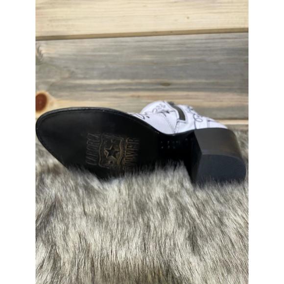 NEW CABORCA SILVER bootie in white and black - Picture 3 of 5